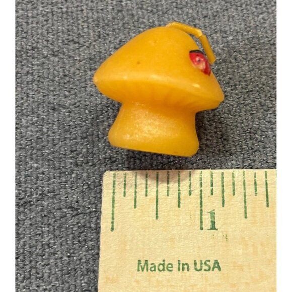 Vintage 1983 Avon Nature’s Fresh Petite Mushroom Candles w/ Holder NOS - Picture 7 of 15